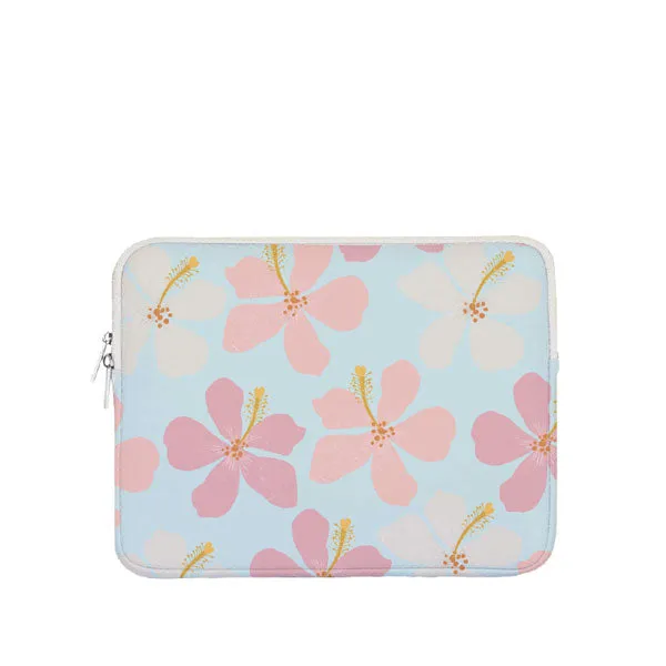 *14in Modern Hibiscus Laptop Case