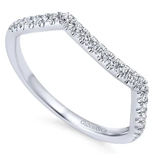 14k White Gold Diamond Band - WB7517W44JJ