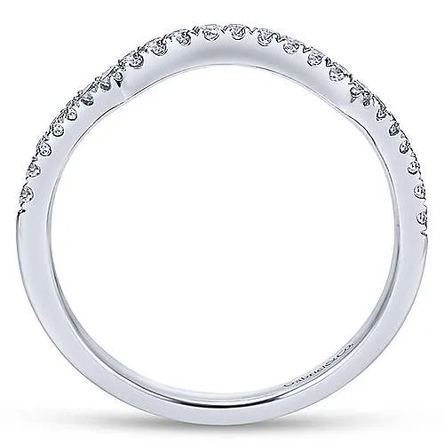 14k White Gold Diamond Band - WB7517W44JJ