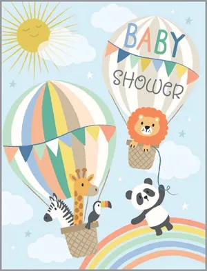 Baby Card, Balloons