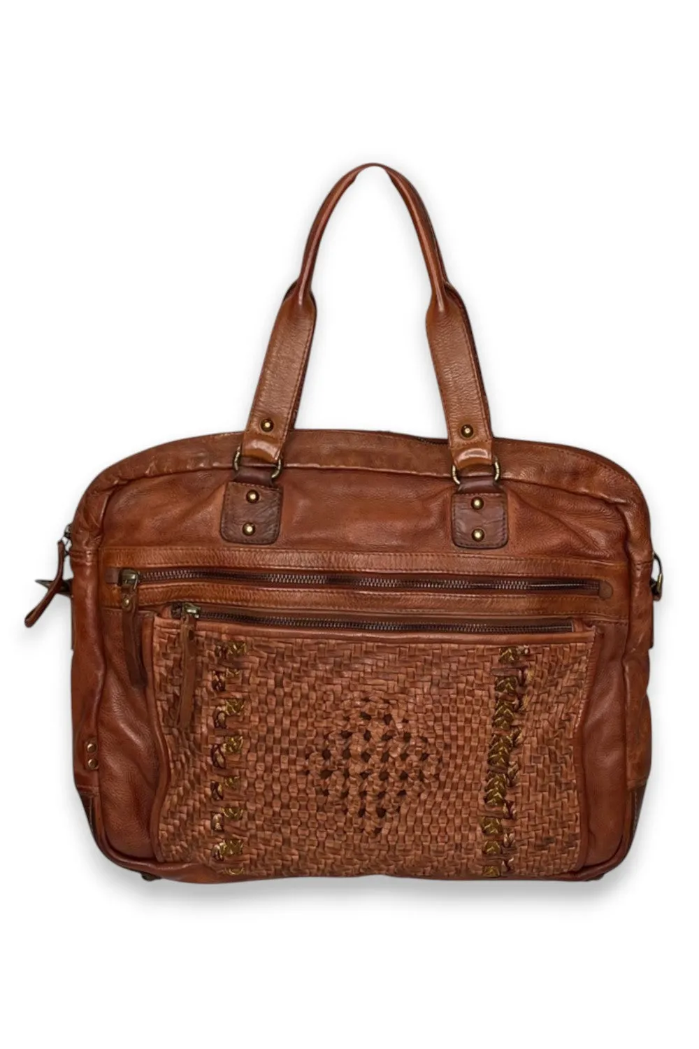 Bailey Laptop Bag in Tan