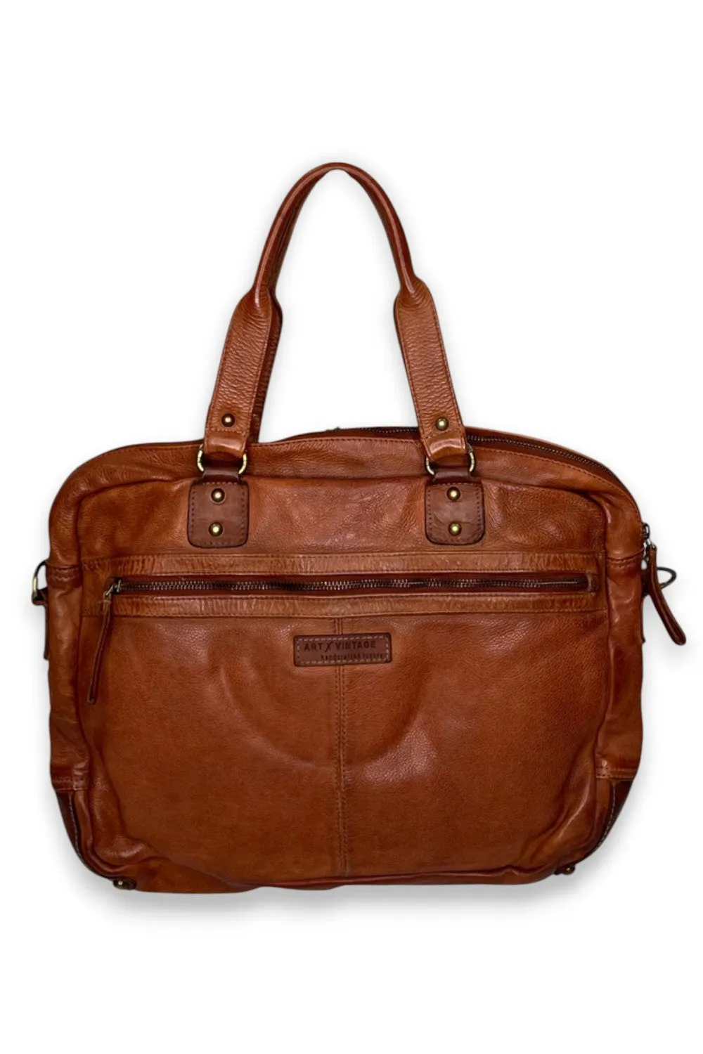 Bailey Laptop Bag in Tan