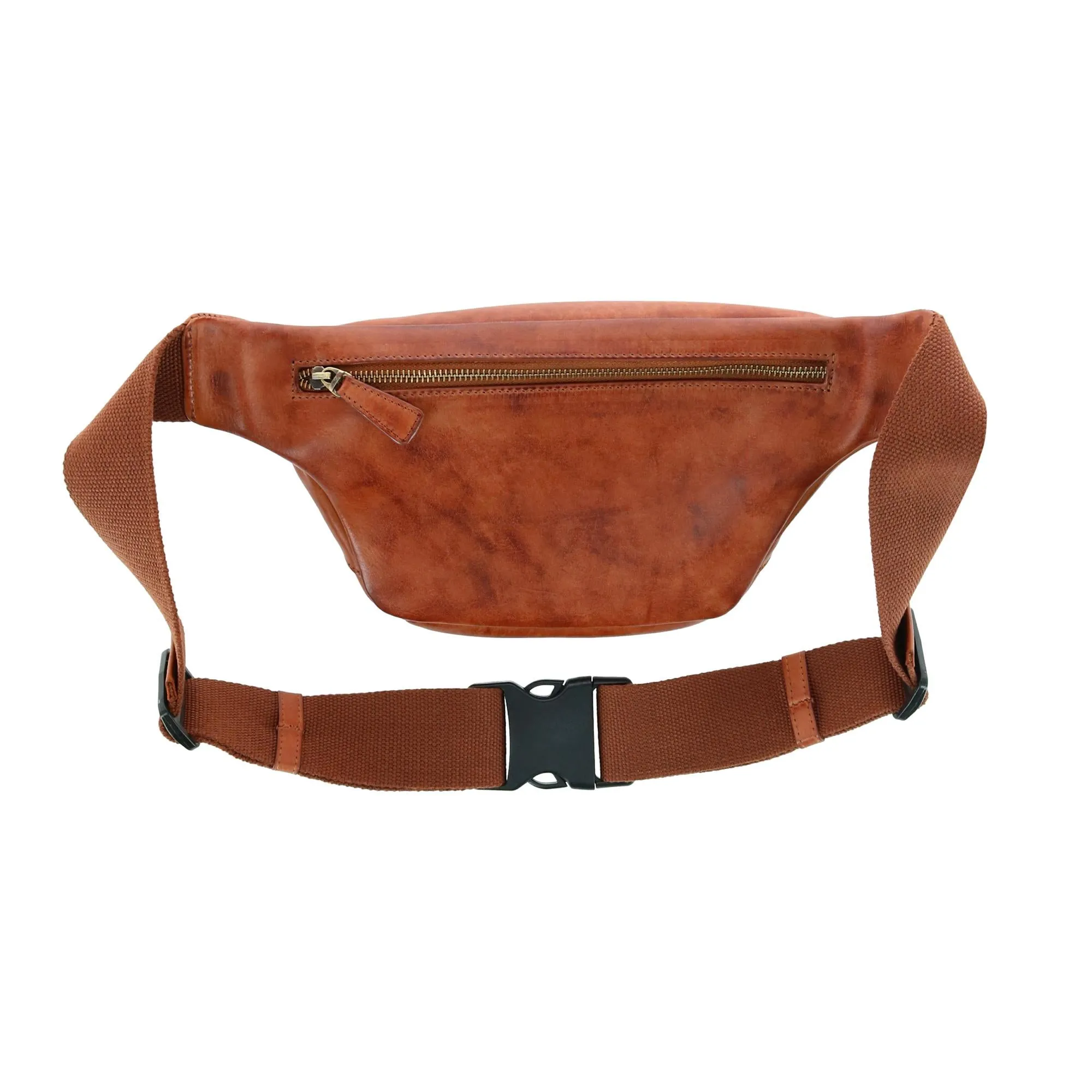 Caelen Leather Adjustable Waist Pack Sling Bag
