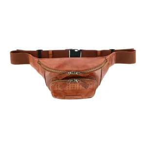 Caelen Leather Adjustable Waist Pack Sling Bag