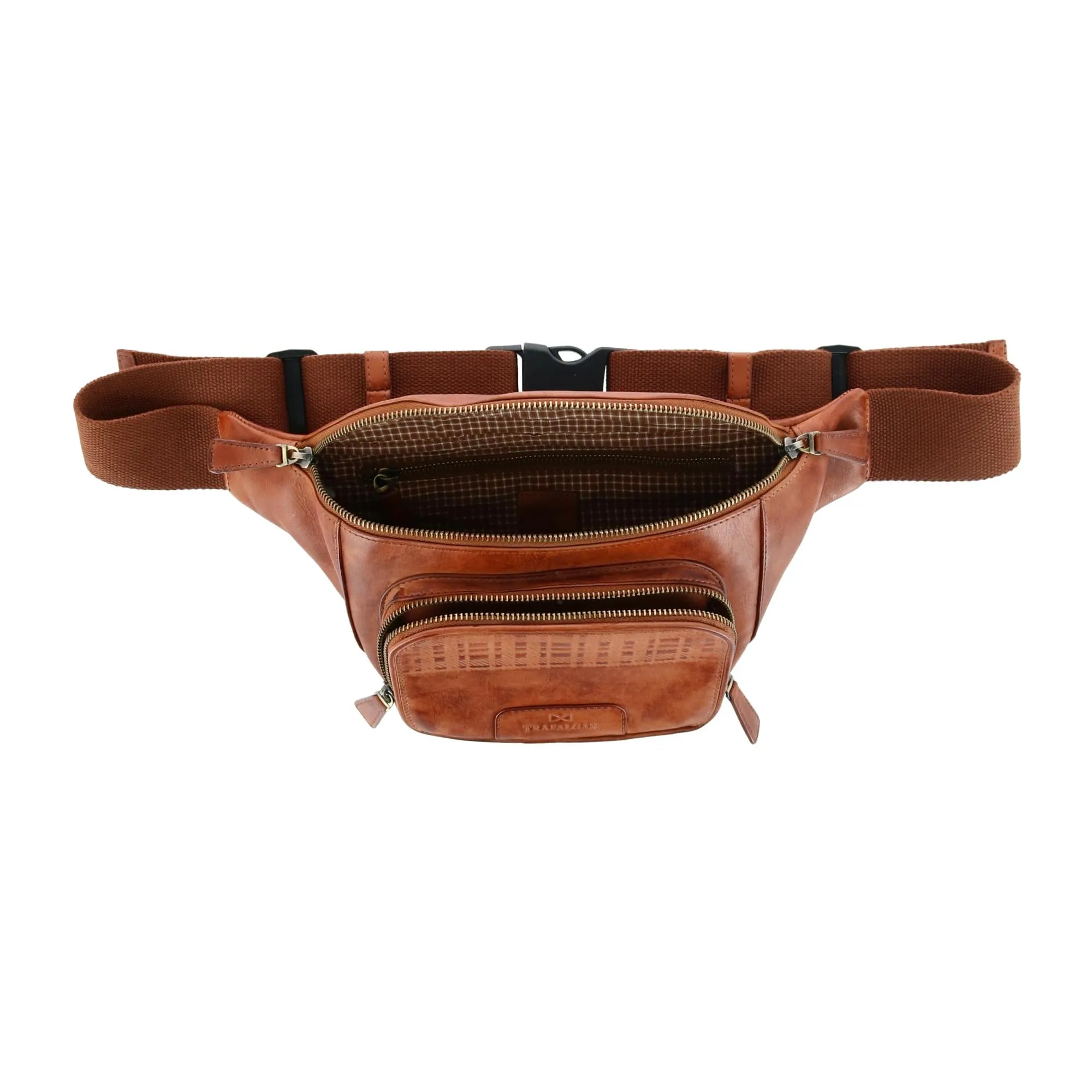 Caelen Leather Adjustable Waist Pack Sling Bag