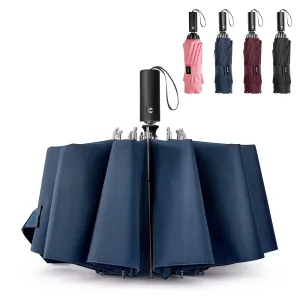 G4Free UPF 50  UV Protection 54 Inch Large Reverse Travel Umbrella