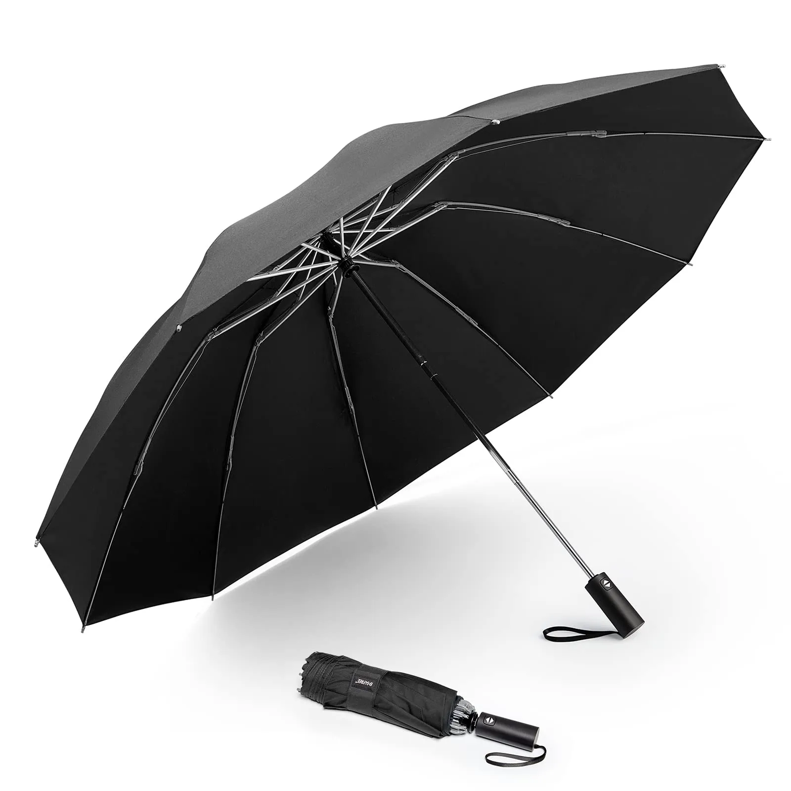 G4Free UPF 50  UV Protection 54 Inch Large Reverse Travel Umbrella