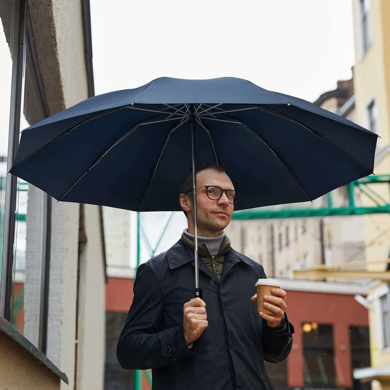 G4Free UPF 50  UV Protection 54 Inch Large Reverse Travel Umbrella