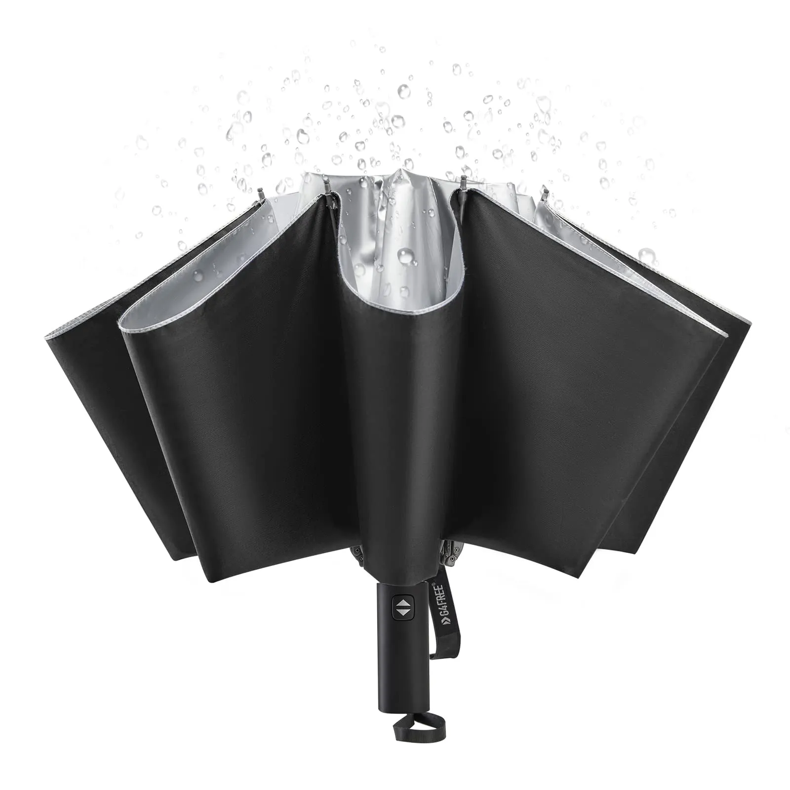 G4Free UPF 50  UV Protection 54 Inch Large Reverse Travel Umbrella