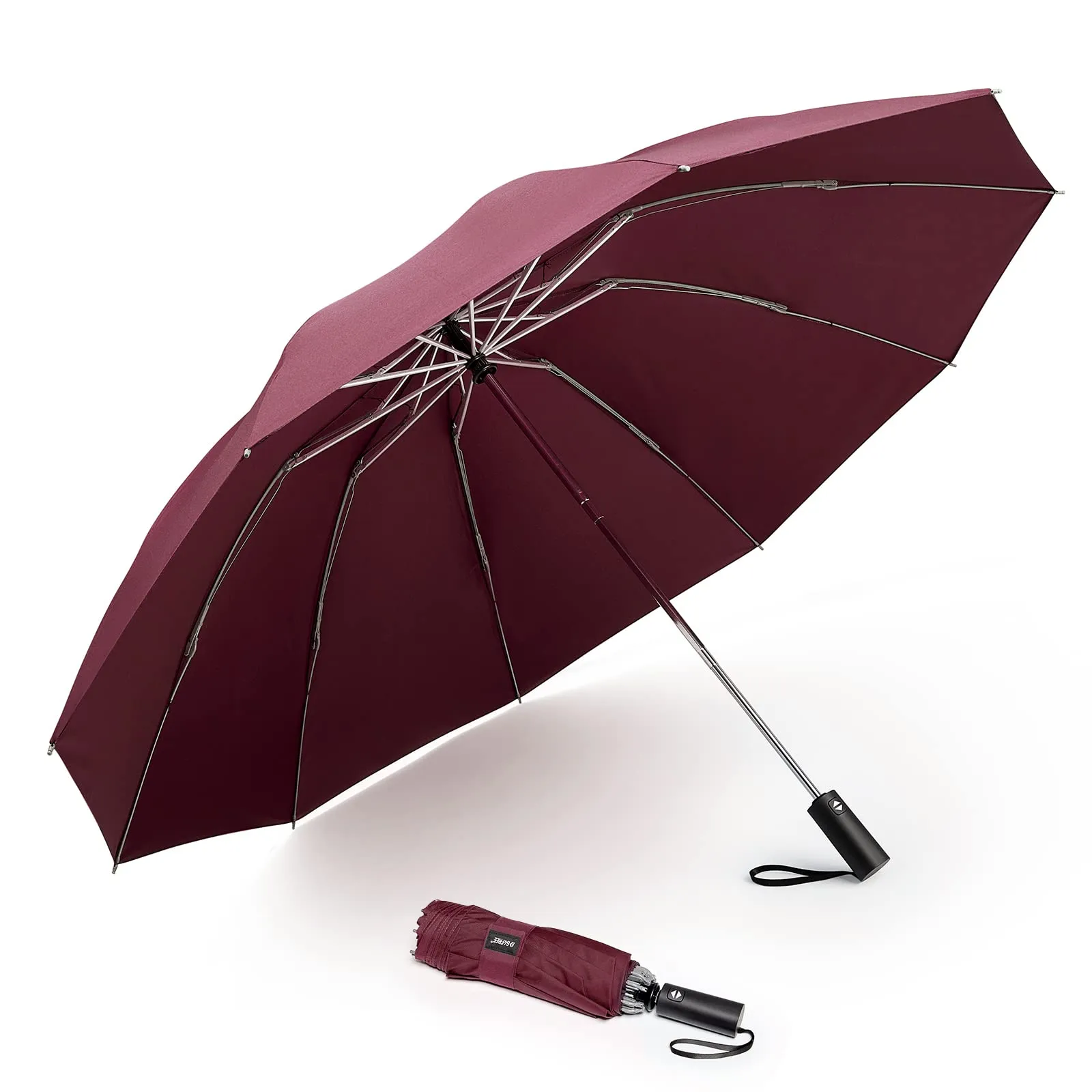 G4Free UPF 50  UV Protection 54 Inch Large Reverse Travel Umbrella