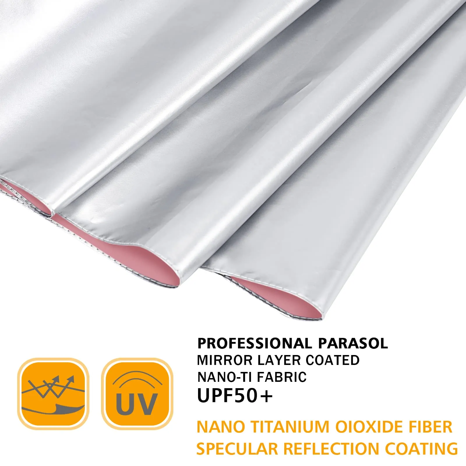 G4Free UPF 50  UV Protection 54 Inch Large Reverse Travel Umbrella
