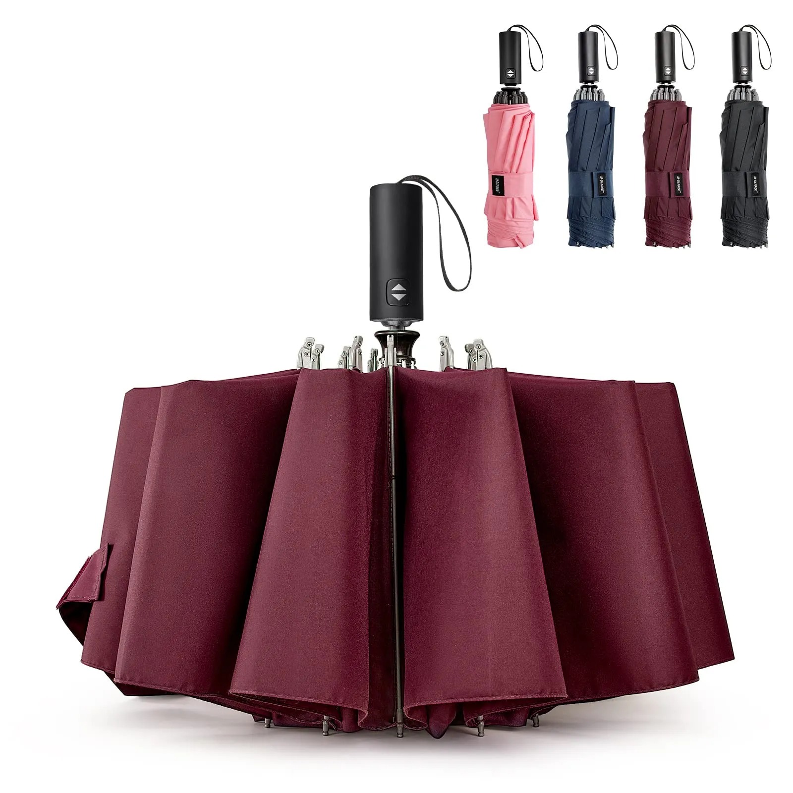 G4Free UPF 50  UV Protection 54 Inch Large Reverse Travel Umbrella