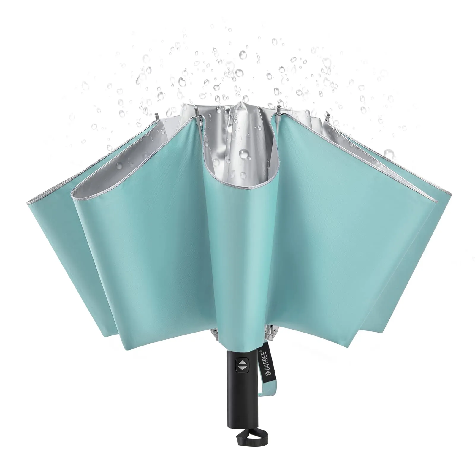 G4Free UPF 50  UV Protection 54 Inch Large Reverse Travel Umbrella