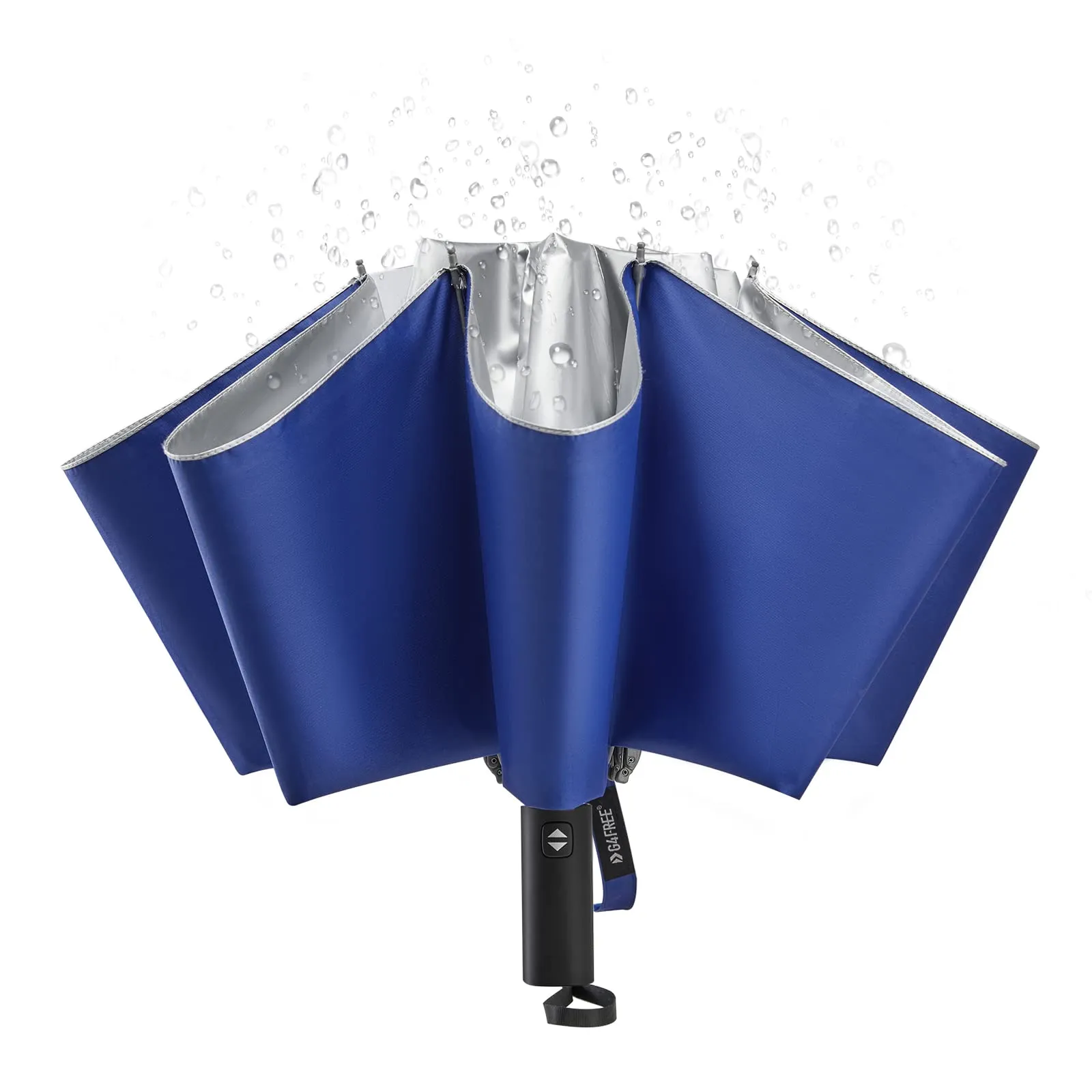 G4Free UPF 50  UV Protection 54 Inch Large Reverse Travel Umbrella