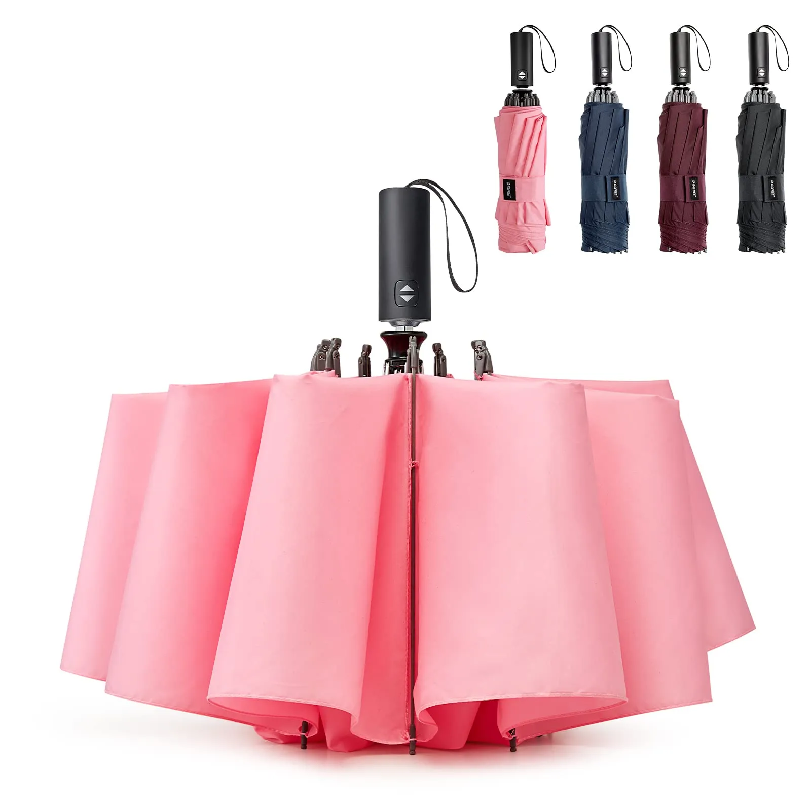 G4Free UPF 50  UV Protection 54 Inch Large Reverse Travel Umbrella