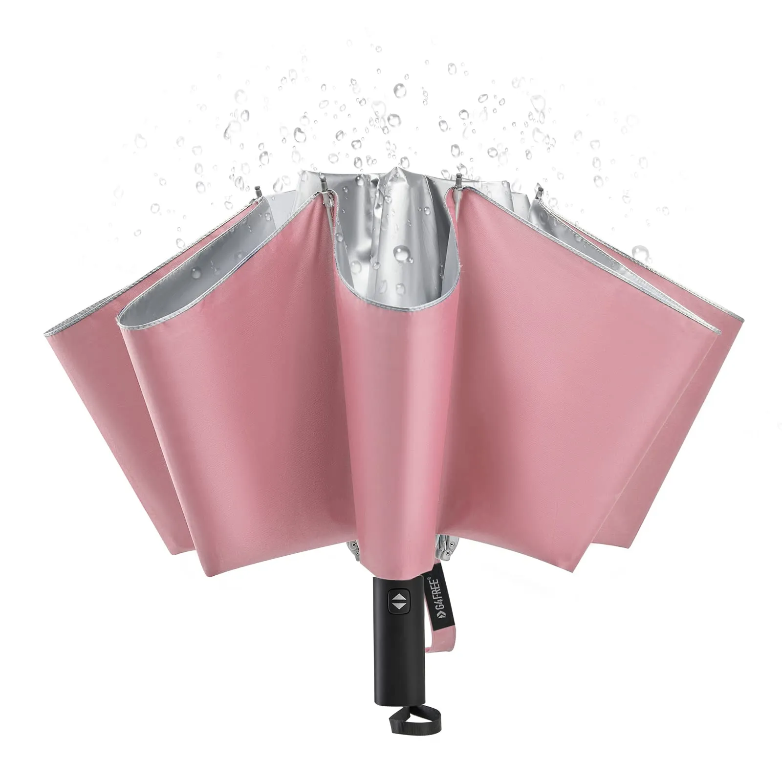 G4Free UPF 50  UV Protection 54 Inch Large Reverse Travel Umbrella