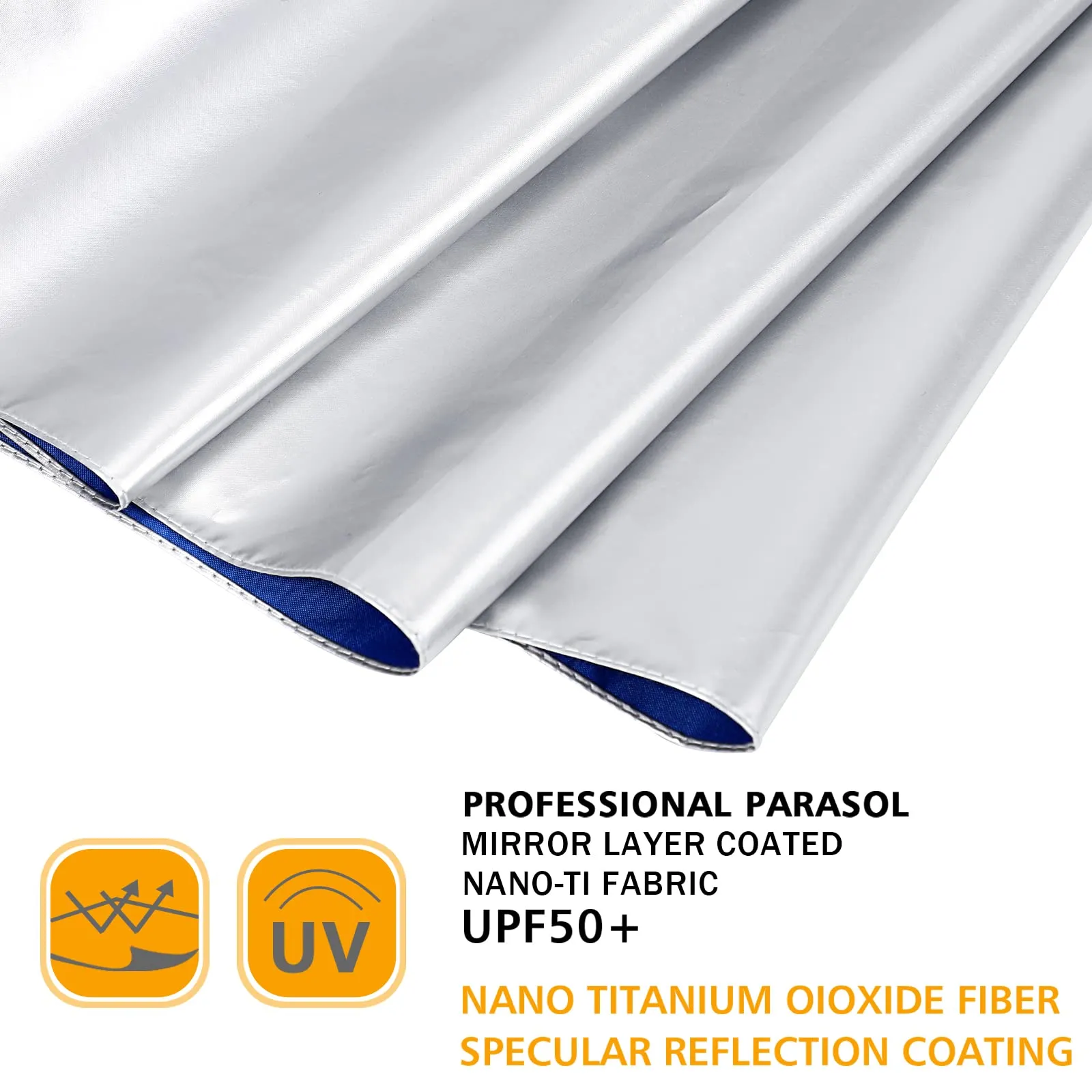 G4Free UPF 50  UV Protection 54 Inch Large Reverse Travel Umbrella