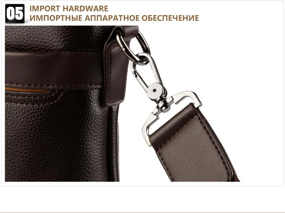 Luxury Leather Business Briefcase & Wallet - 3 Colors