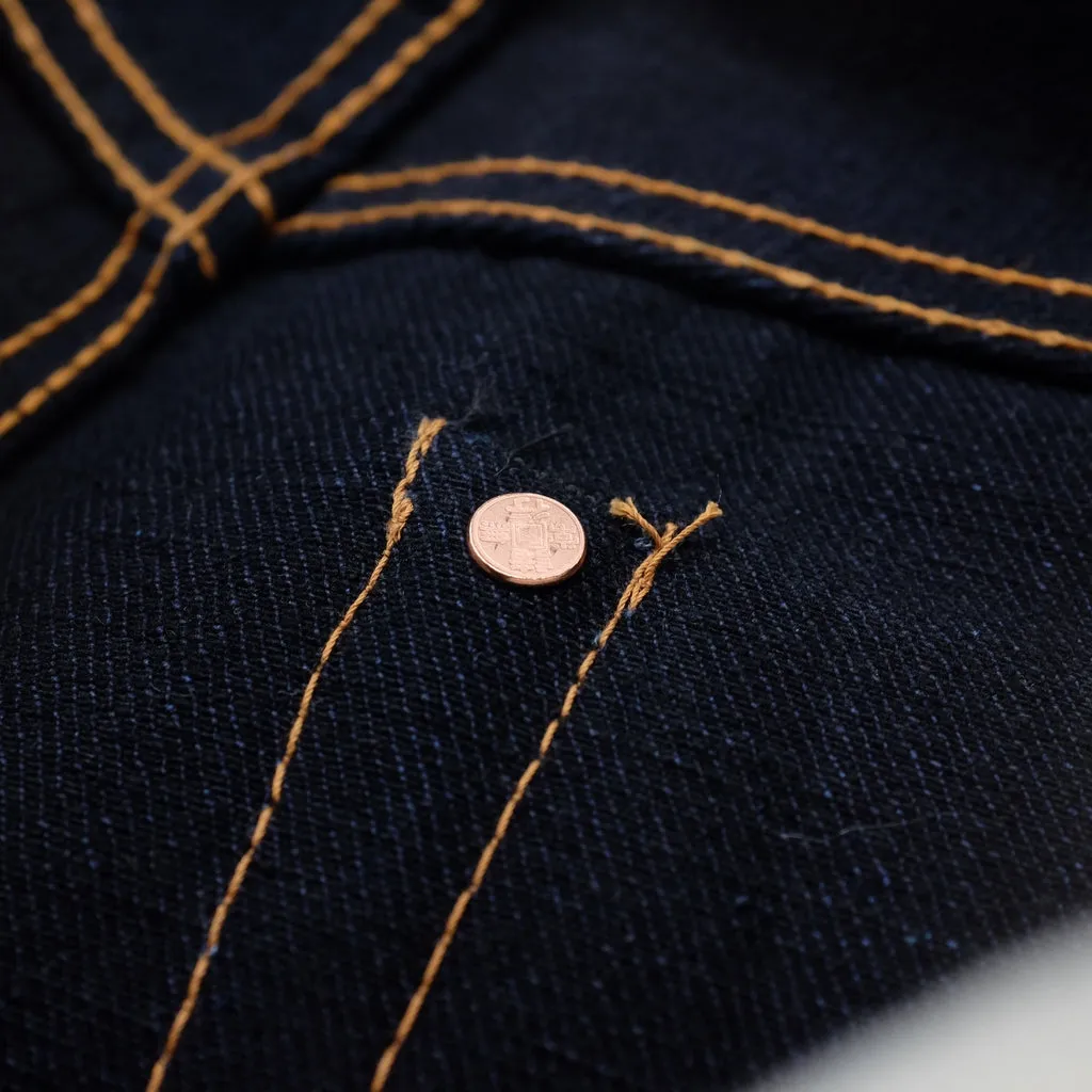 OD SJ 17oz. "Wagami II" Indigo x Black Selvedge Jeans (Comfort Tapered)