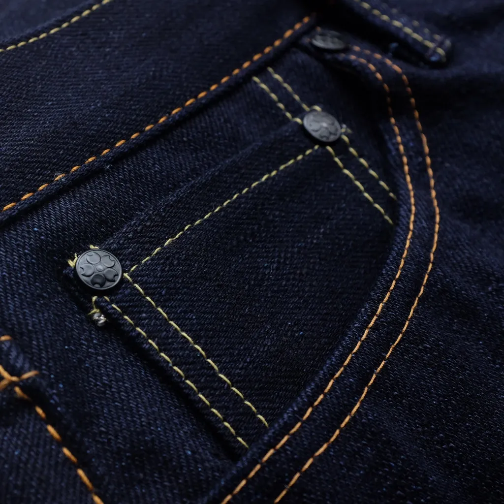 OD SJ 17oz. "Wagami II" Indigo x Black Selvedge Jeans (Comfort Tapered)