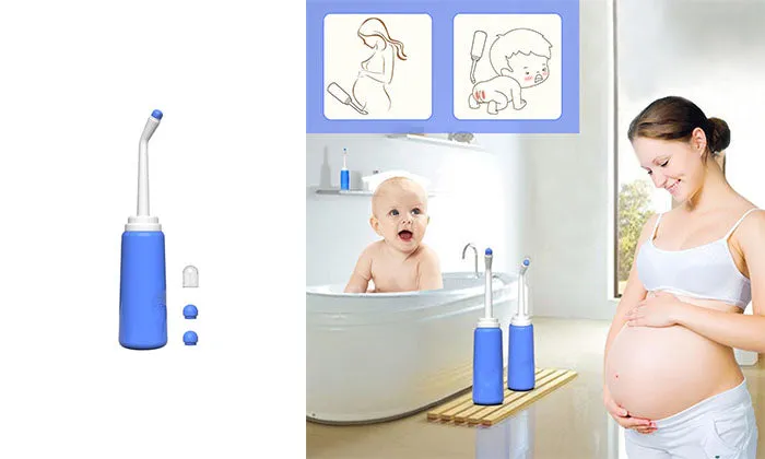 Portable Travel Bidet With 2 Nozzle Spray 500ml