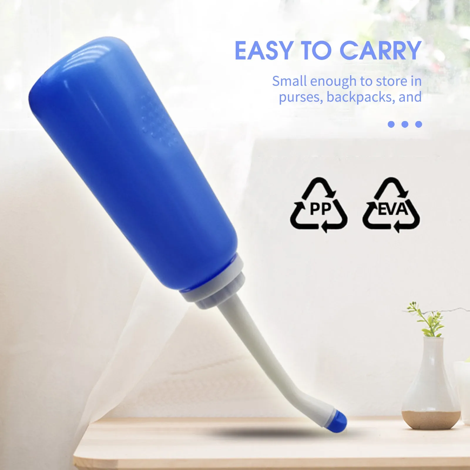 Portable Travel Bidet With 2 Nozzle Spray 500ml