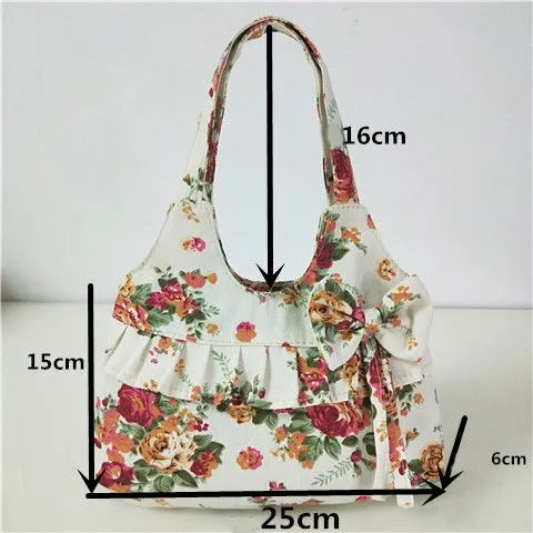 pretty chic country style large capacity casual shoulder bag