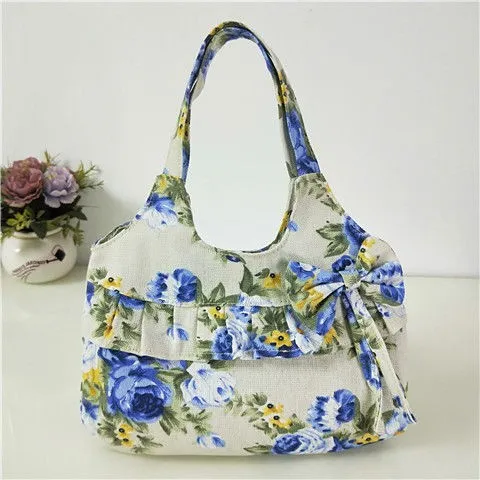 pretty chic country style large capacity casual shoulder bag