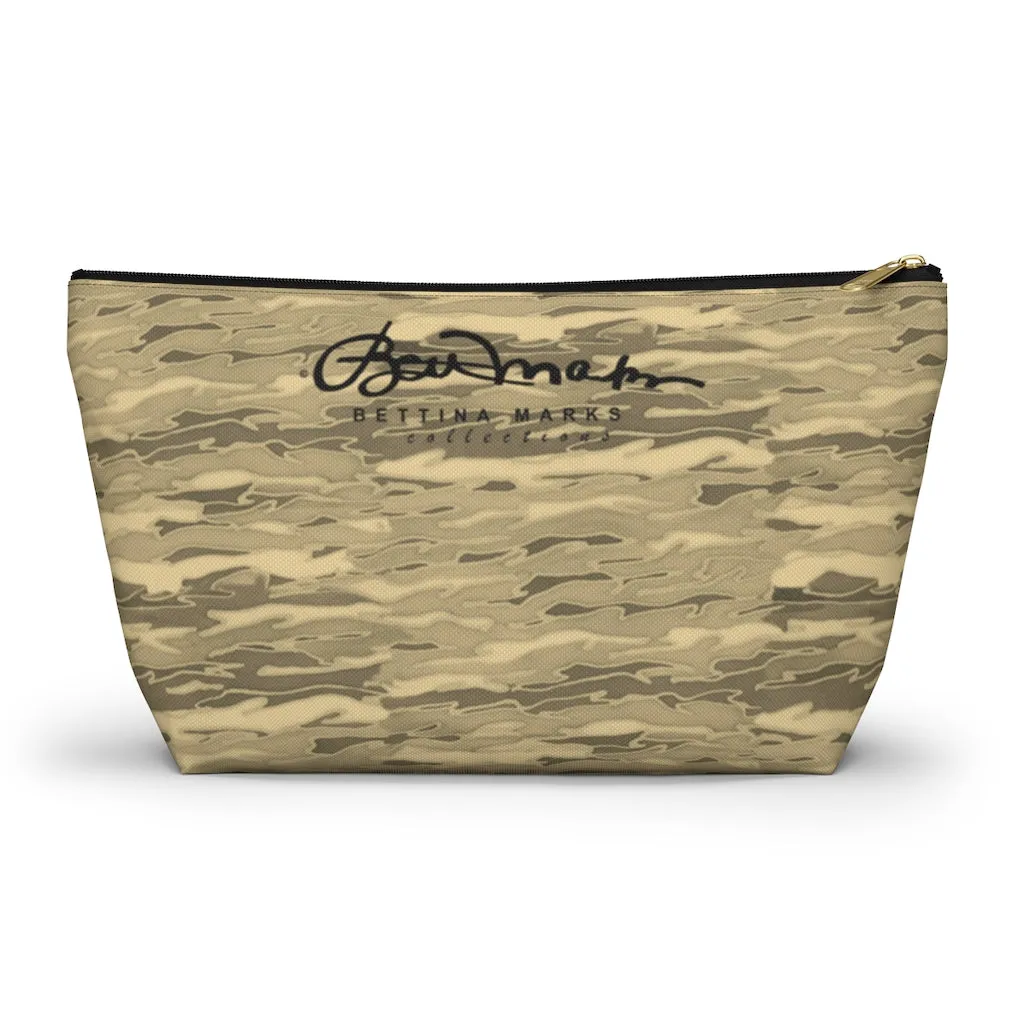 Sand Lava Camouflage Accessory Pouch w T-bottom