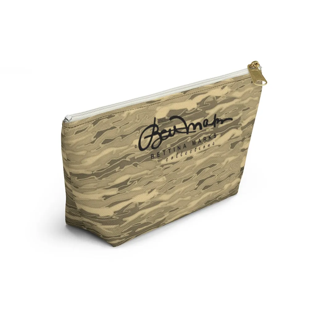 Sand Lava Camouflage Accessory Pouch w T-bottom