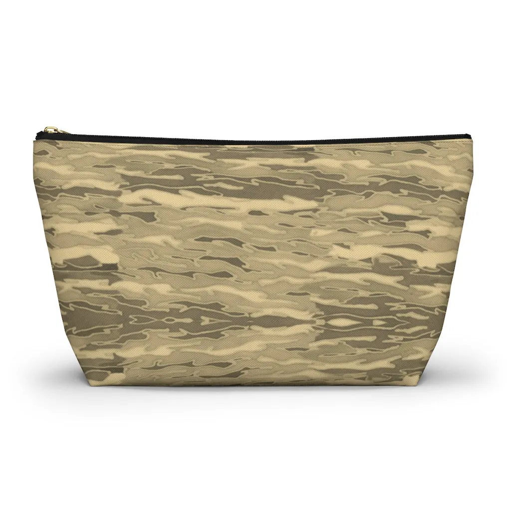 Sand Lava Camouflage Accessory Pouch w T-bottom