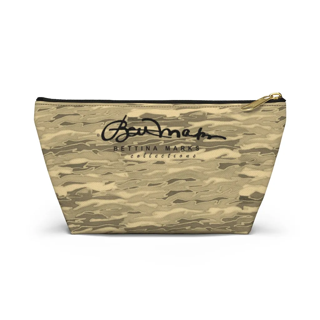Sand Lava Camouflage Accessory Pouch w T-bottom