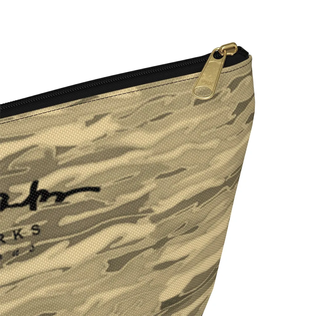 Sand Lava Camouflage Accessory Pouch w T-bottom