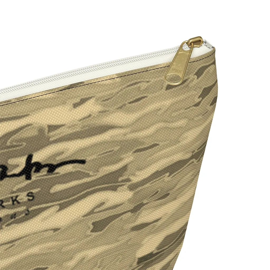 Sand Lava Camouflage Accessory Pouch w T-bottom