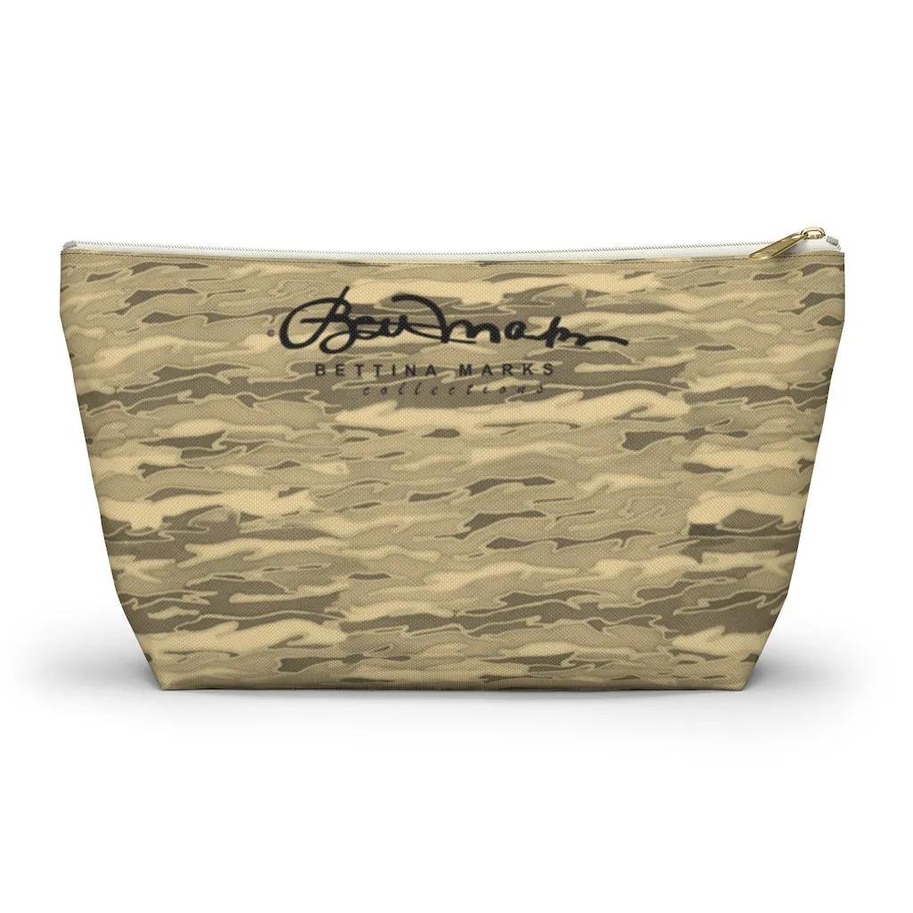 Sand Lava Camouflage Accessory Pouch w T-bottom