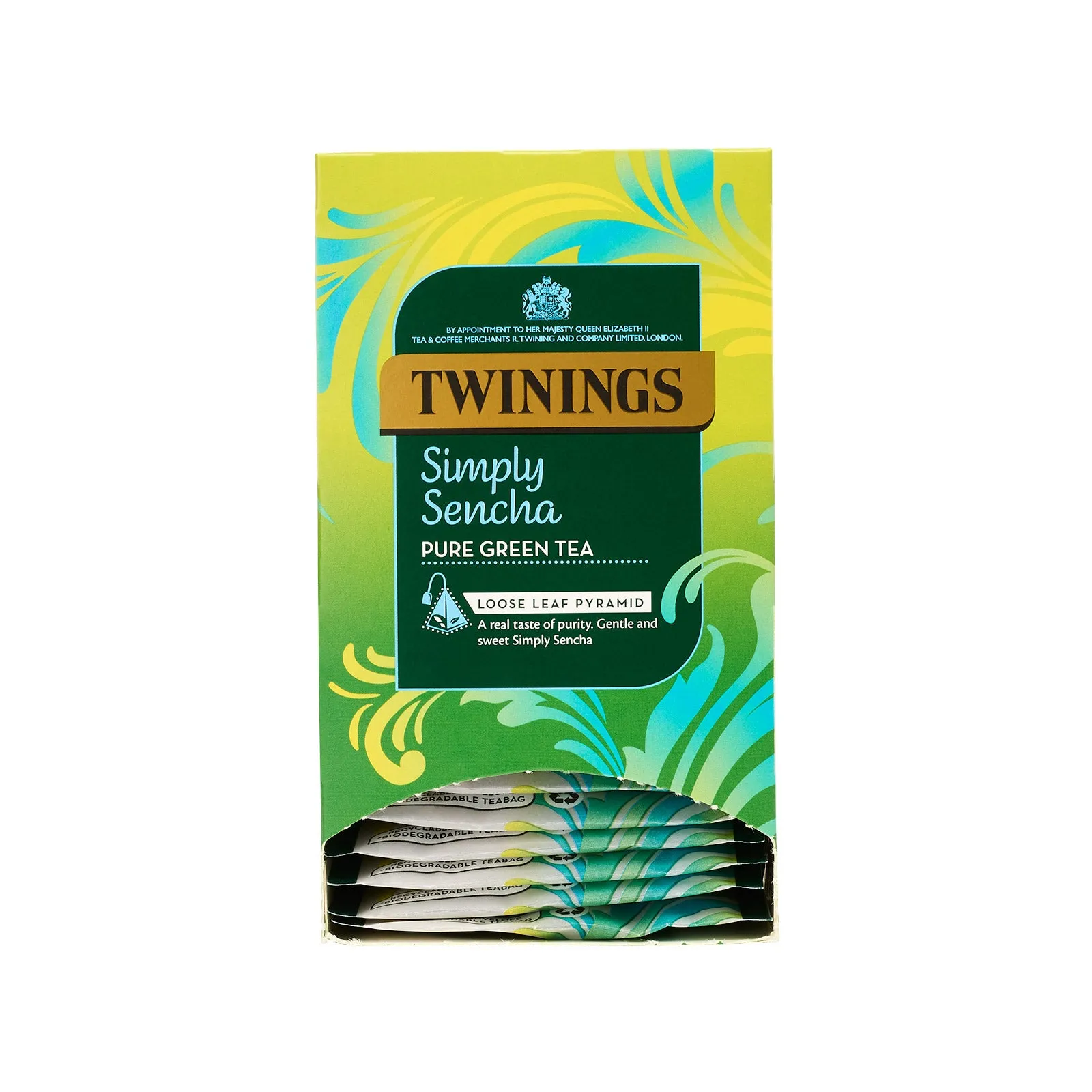Simply Sencha - 15 Pyramid Bags (Individually Wrapped)
