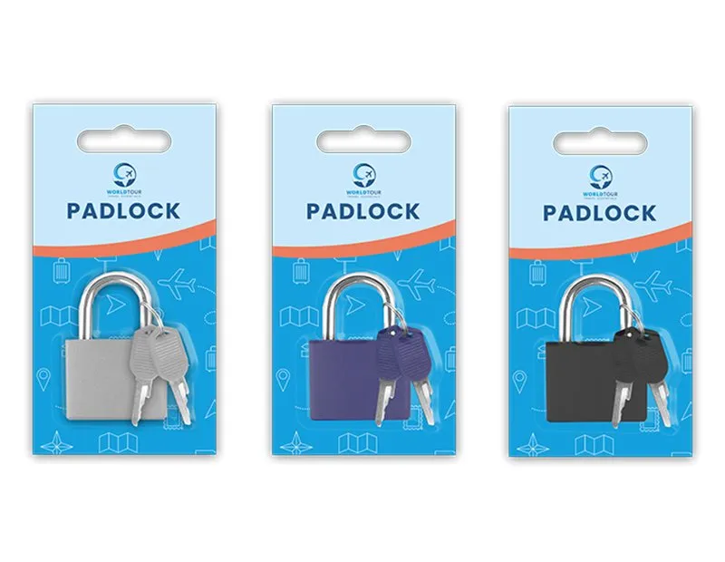 World Tour Mini Padlocks  Assorted